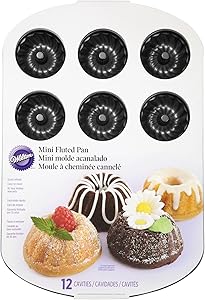 Wilton Non-Stick Mini Fluted Tube Cake Pan