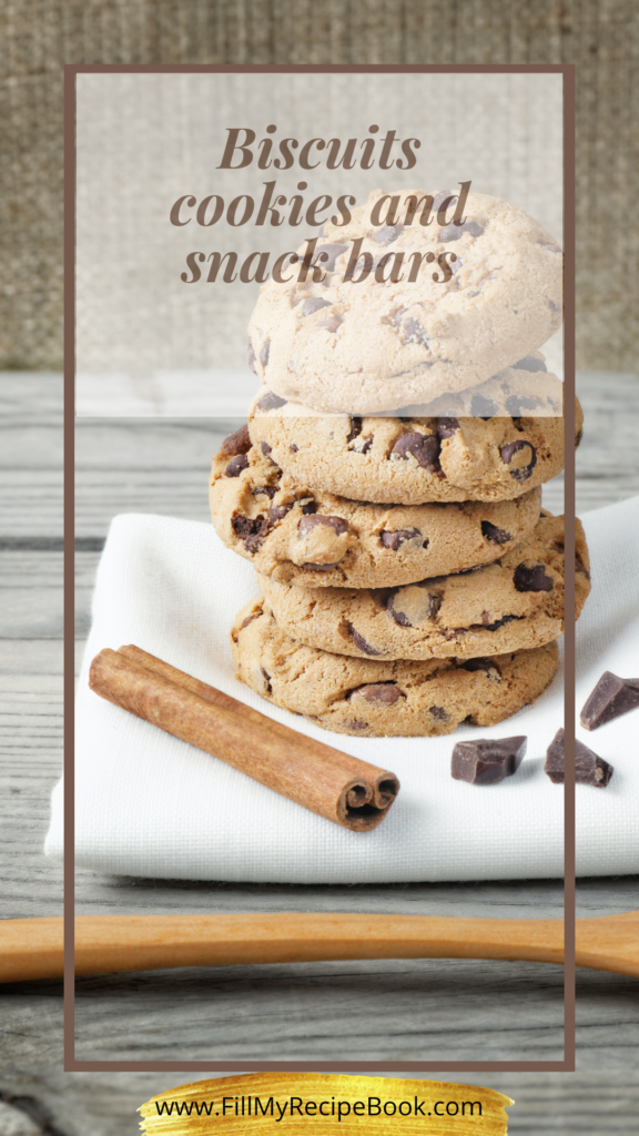 Biscuits Cookies and Snack Bars