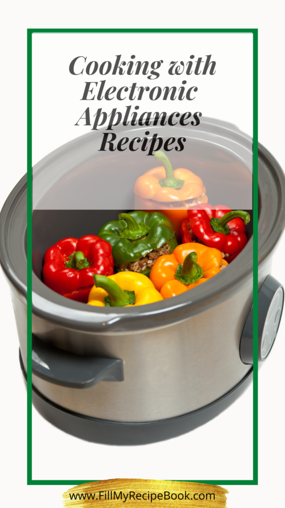 Cooking  with electronic Appliances Recipes