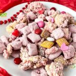 Make this pleasing Strawberry Crunch Chex Party Mix recipe idea for any occasion. Simple no baking snacks or treats bursting with flavor and crunch.