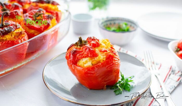 Chicken and Rice Stuffed Peppers recipe makes a delicious weeknight dinner with the vegetables and easy meal for 6 in just 30 minutes.