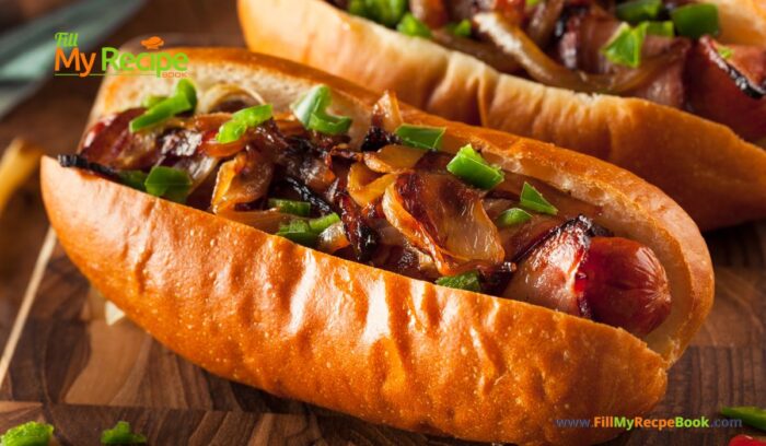 Homemade Bacon Wrapped Hot Dogs recipe that is quick and filling for weekend lunches. Sauté the bacon and vienna for a flavorful meal.